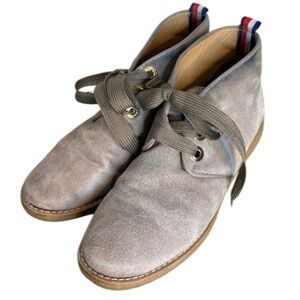 TOMMY HILFIGER Grey Suede Chukka Ankle Boots Size 5.5